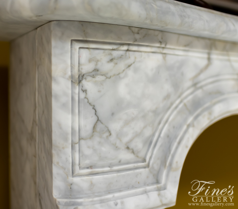 Marble Fireplaces  - Antique French Provincial Style Calacatta Surround - MFP-1962