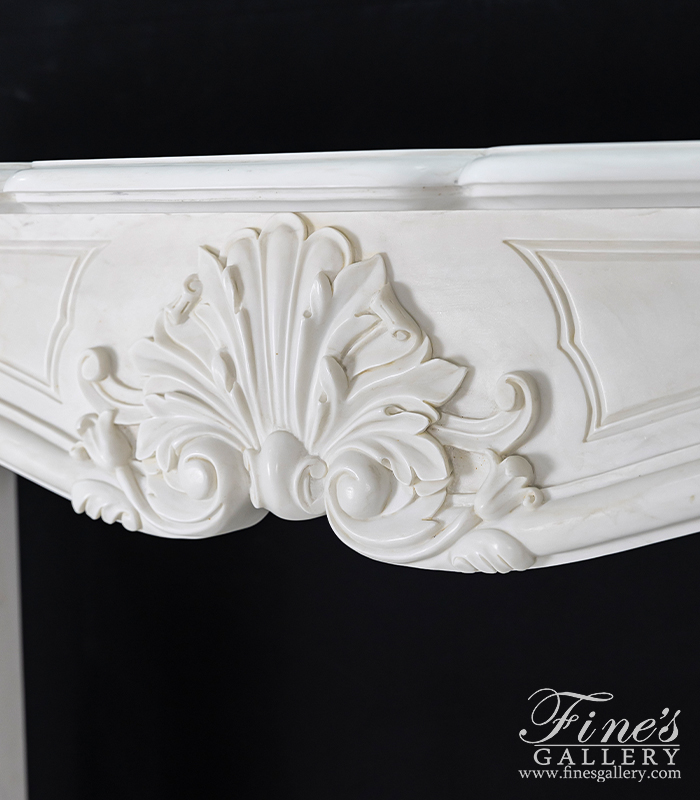 Marble Fireplaces  - Elegant French Marble Surround - MFP-2007