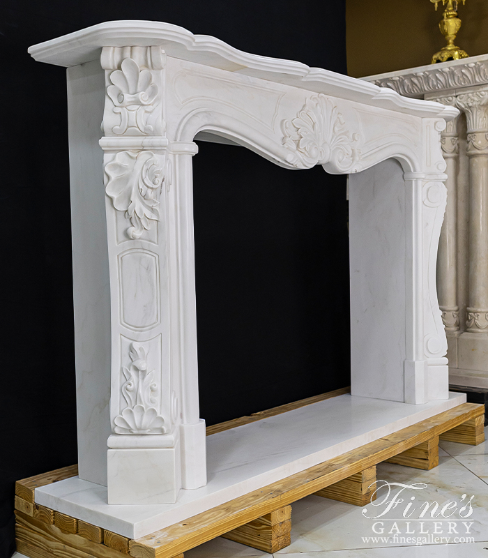 Marble Fireplaces  - Elegant French Marble Surround - MFP-2007