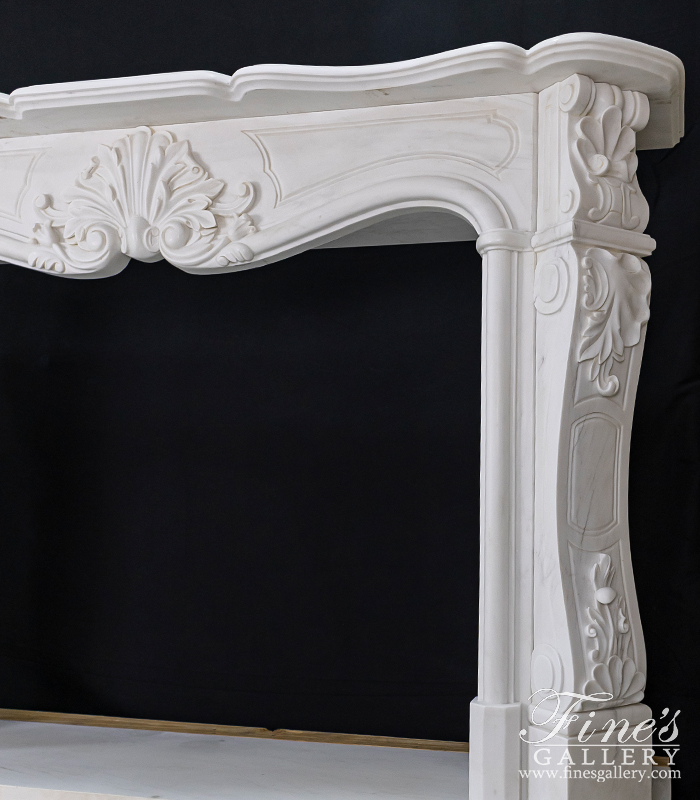 Marble Fireplaces  - Elegant French Marble Surround - MFP-2007