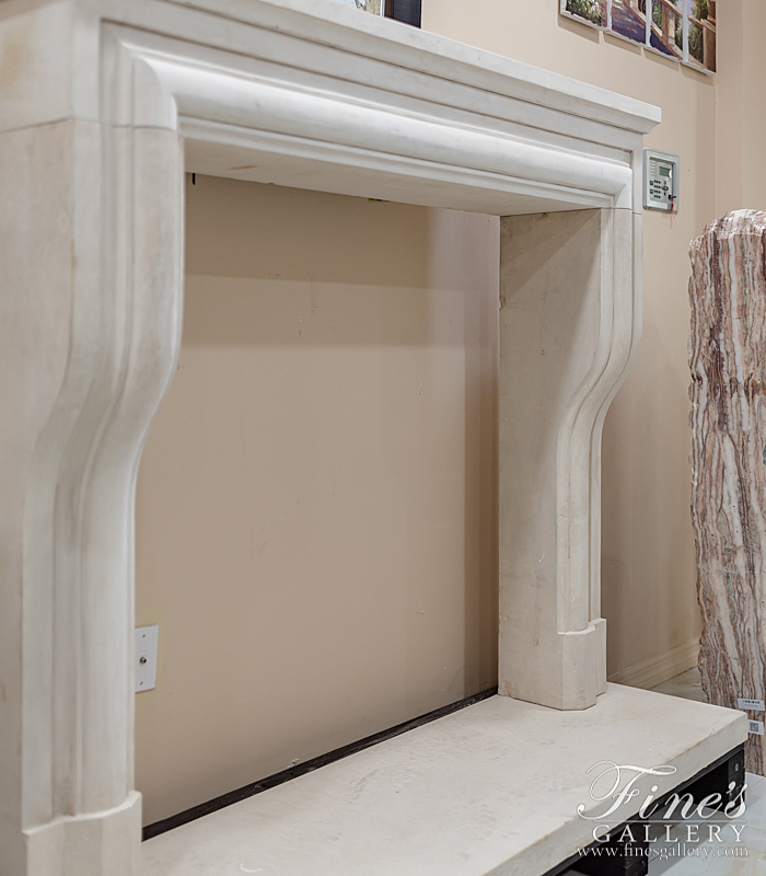 Marble Fireplaces  - Limestone Mantel From - MFP-2085