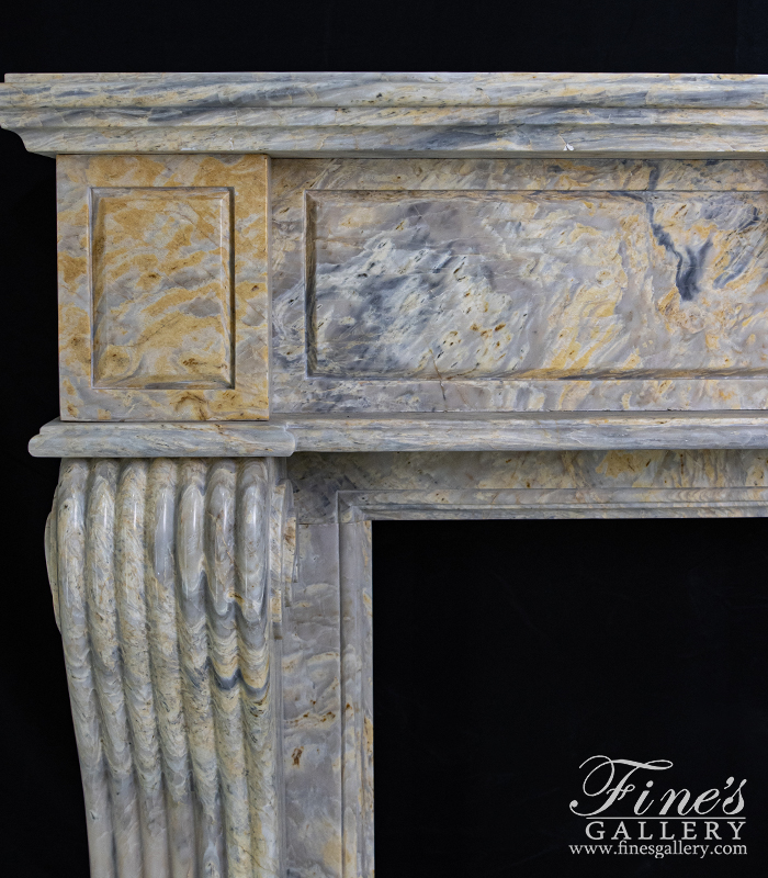 Marble Fireplaces  - Orobico Light Marble Fireplace - MFP-2092