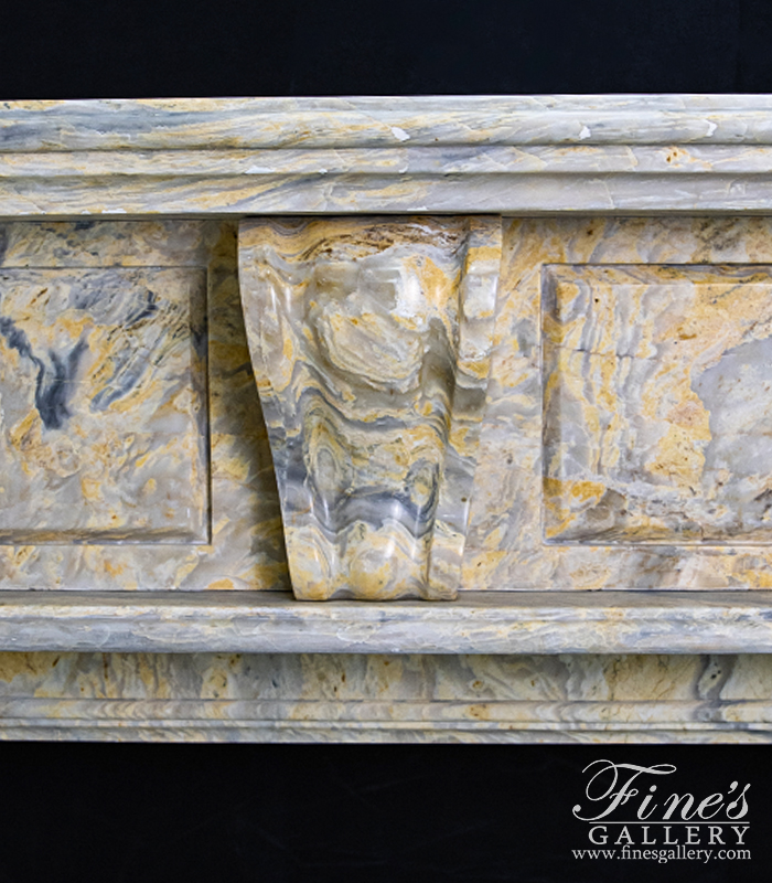 Marble Fireplaces  - Orobico Light Marble Fireplace - MFP-2092