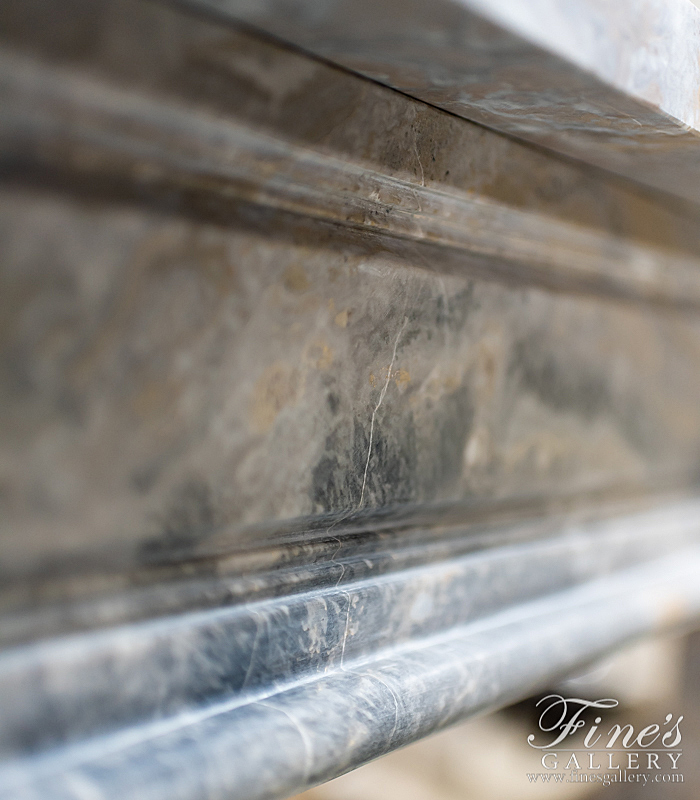 Marble Fireplaces  - Louis XVI  Regency Mantel In Arabascato Orobico Marble - MFP-2149