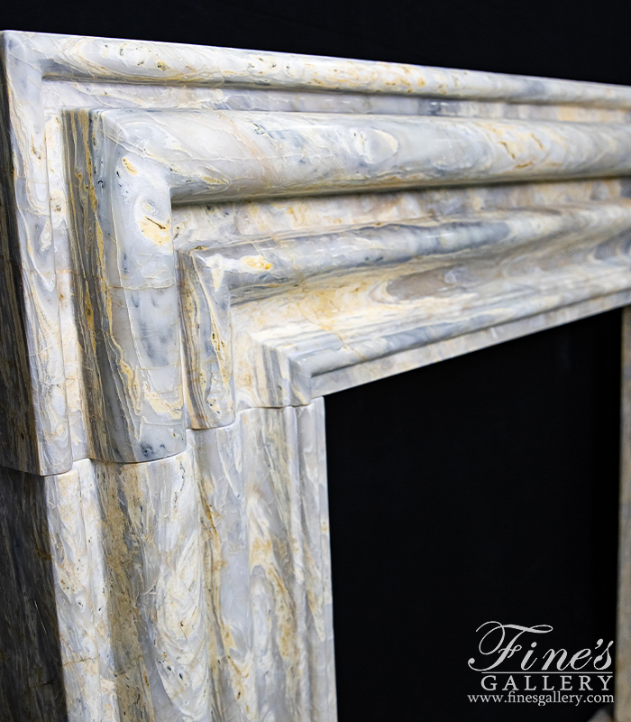 Marble Fireplaces  - Orobico Light Bolection Marble Fireplace - MFP-2180