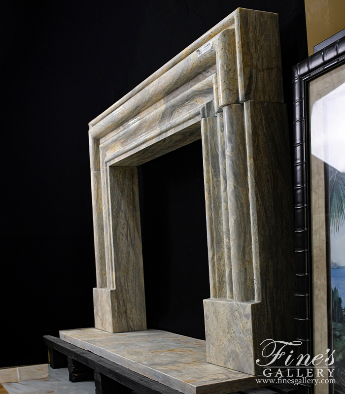 Marble Fireplaces  - Orobico Light Bolection Marble Fireplace - MFP-2180