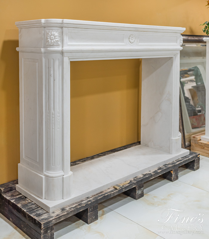 Marble Fireplaces  - Regency Louis XVII Mantel - MFP-2184