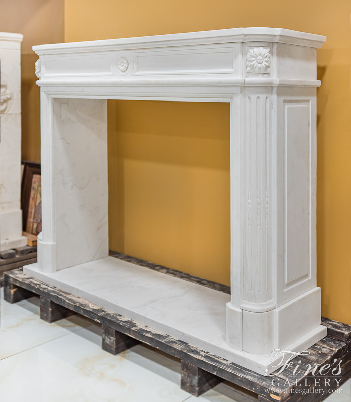 Marble Fireplaces  - Regency Louis XVII Mantel - MFP-2184