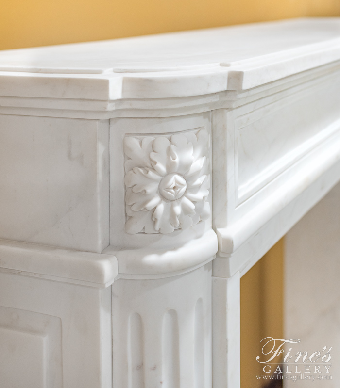 Marble Fireplaces  - Regency Louis XVII Mantel - MFP-2184