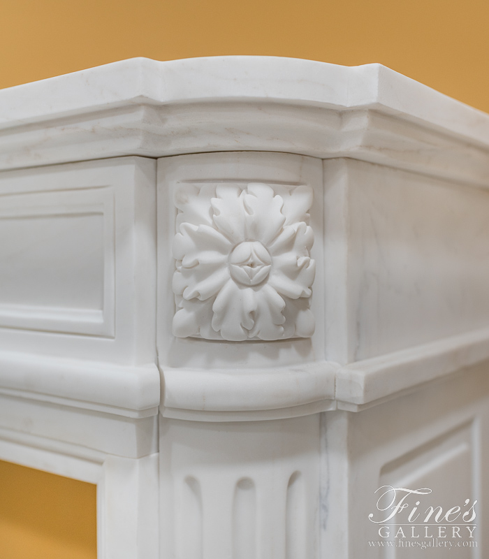 Marble Fireplaces  - Regency Louis XVII Mantel - MFP-2184