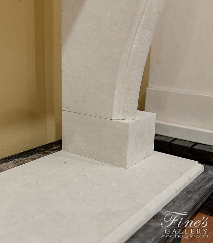 Marble Fireplaces  - French Limestone Mantel  - MFP-2219