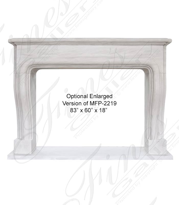 Marble Fireplaces  - French Limestone Mantel  - MFP-2219