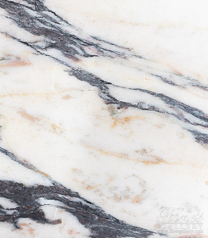 Marble Fireplaces  - Italian Viola Marble Mantel - MFP-2242