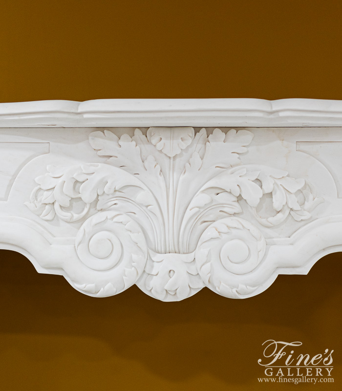 Marble Fireplaces  - Very Rare French Style Marble Surround - MFP-2299