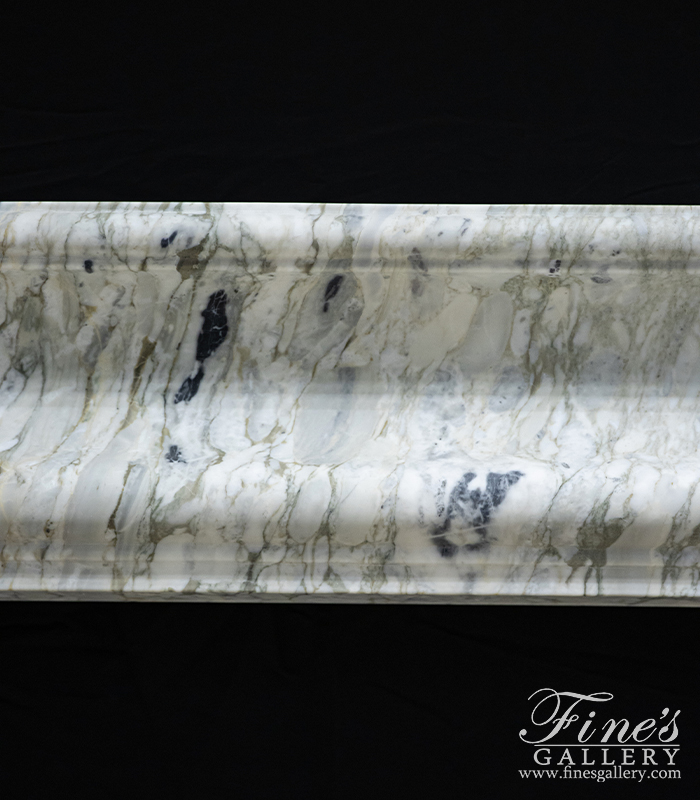 Marble Fireplaces  - A Bolection Surround In Arabascato Marble - MFP-2479