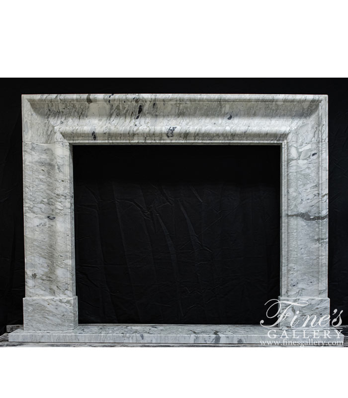 Marble Fireplaces  - A Bolection Surround In Arabascato Marble - MFP-2479