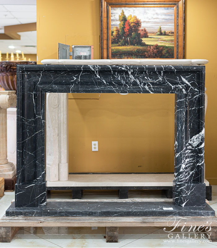 Marble Fireplaces  - Nero Marquina Bolection Surround - MFP-2505