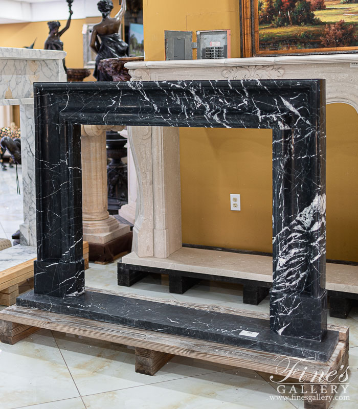 Marble Fireplaces  - Nero Marquina Bolection Surround - MFP-2505