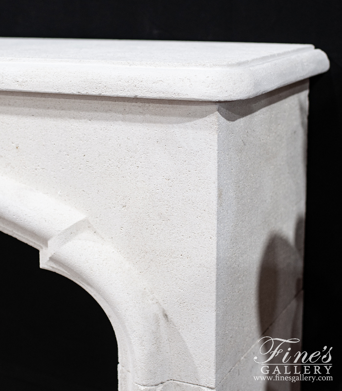 Marble Fireplaces  - Superb Quality French Limestone Fireplace Surround - MFP-2515