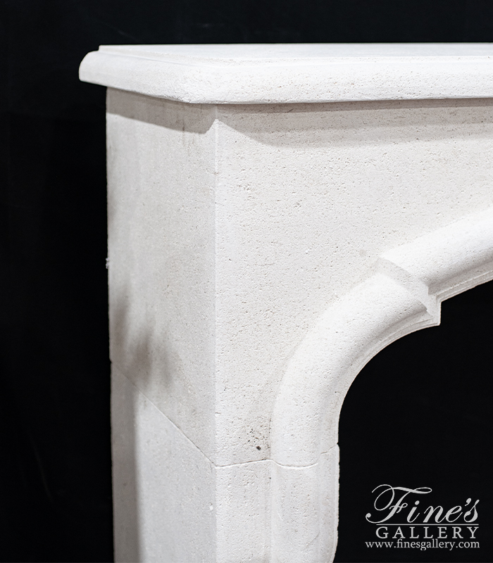 Marble Fireplaces  - Superb Quality French Limestone Fireplace Surround - MFP-2515