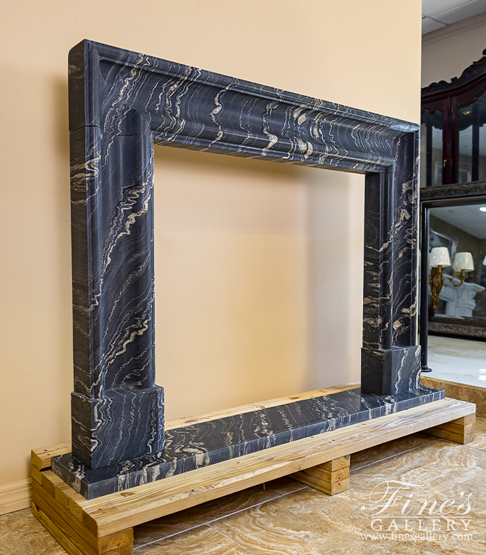 Marble Fireplaces  - Bolection Style Mantel In Tropical Storm Quartzite - MFP-2611
