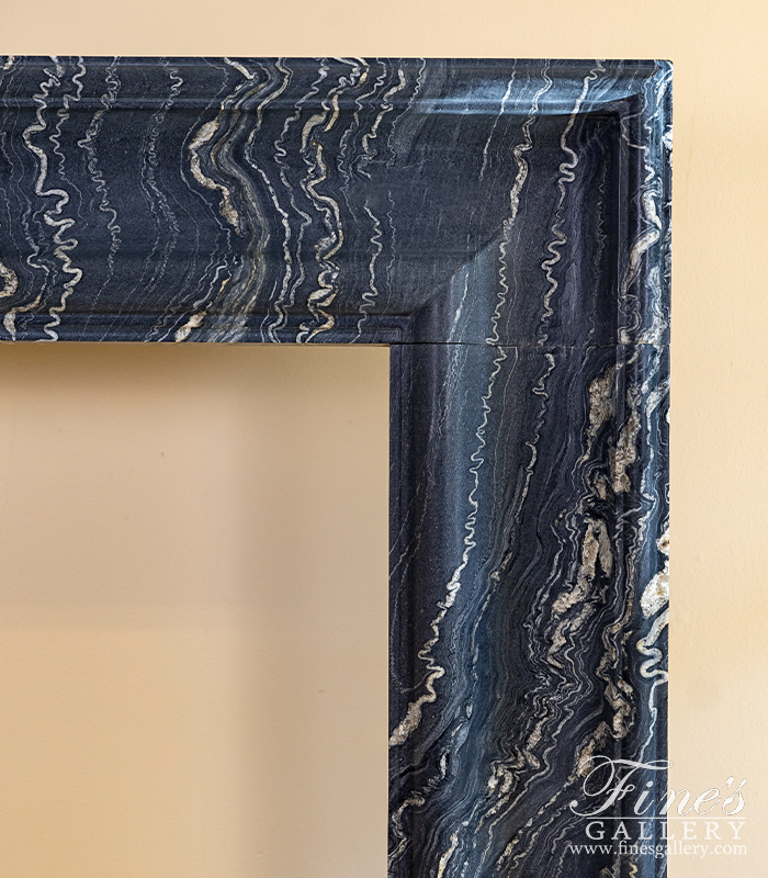 Marble Fireplaces  - Bolection Style Mantel In Tropical Storm Quartzite - MFP-2611