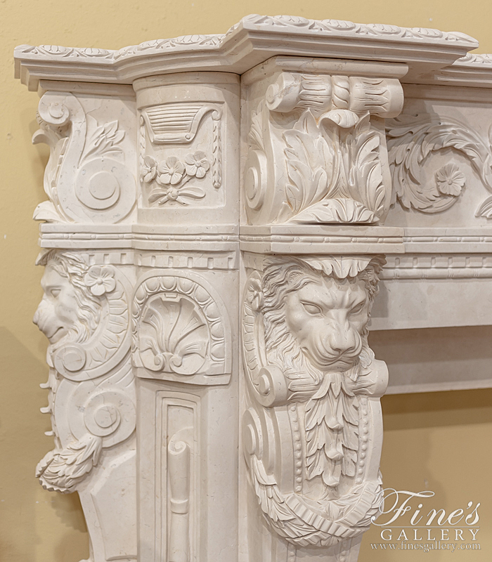 Search Result For Marble Fireplaces  - Luxury Italian Renaissance Surround - MFP-513