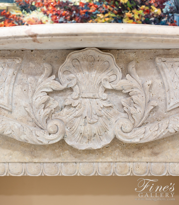Marble Fireplaces  - Emperors Garden Beige Marble Surround - MFP-764