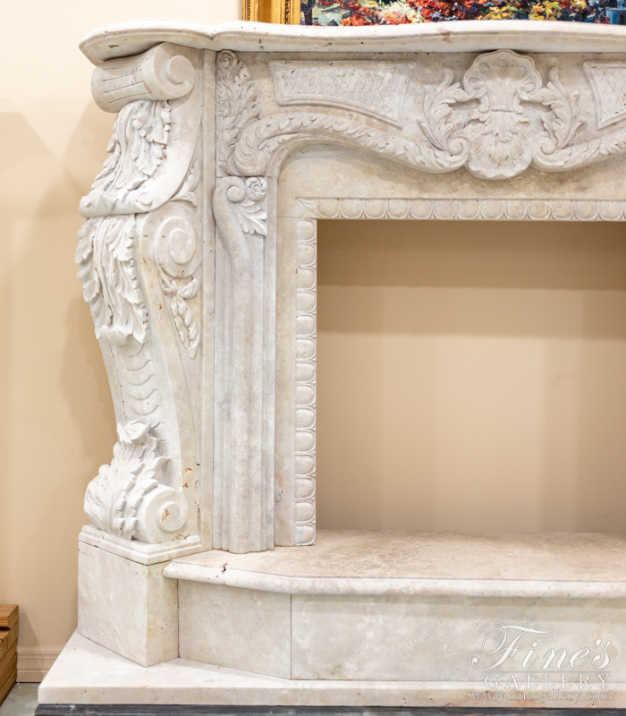 Marble Fireplaces  - Emperors Garden Beige Marble Surround - MFP-764