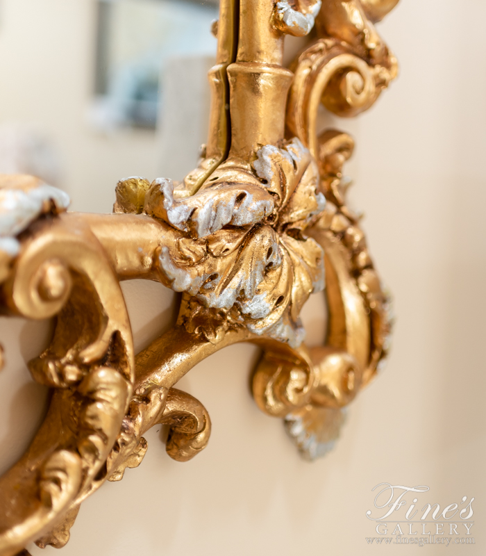 Mirror Mirrors  - Stunning Gold Finished Mirror - MIRR-001