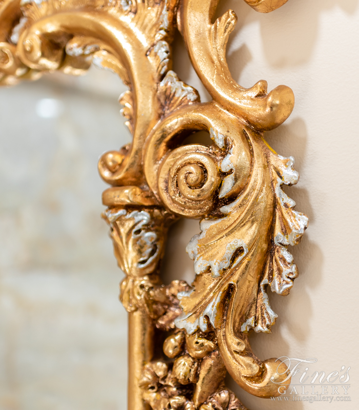 Mirror Mirrors  - Stunning Gold Finished Mirror - MIRR-001