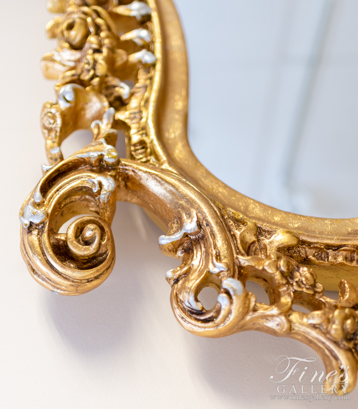 Mirror Mirrors  - Ornate Gold Gild Mirror - MIRR-002