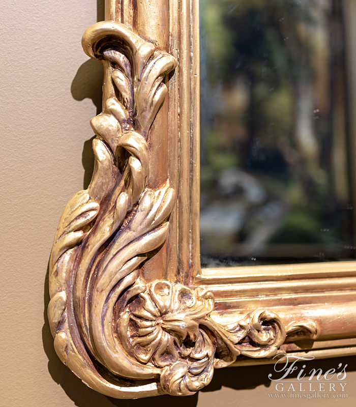 Search Result For Mirror Mirrors  - A Stunning Gold Gild Finished French Style Mirror  - MIRR-005