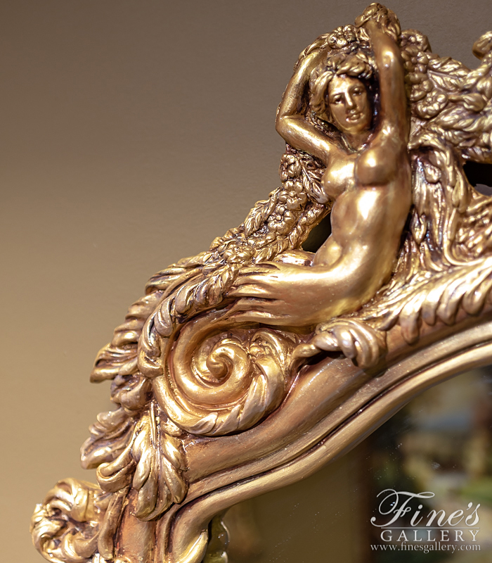 Mirror Mirrors  - A Stunning Gold Gild Finished French Style Mirror  - MIRR-005