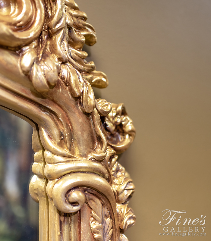 Search Result For Mirror Mirrors  - A Stunning Gold Gild Finished French Style Mirror  - MIRR-005