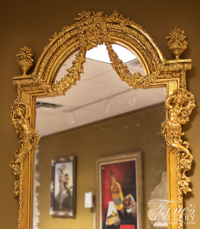 Mirror Mirrors  - Stunning Louis XV Gold Mirror  - MIRR-008