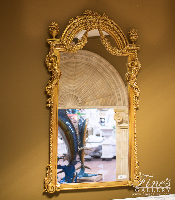 Mirror Mirrors  - Stunning Louis XV Gold Mirror  - MIRR-008