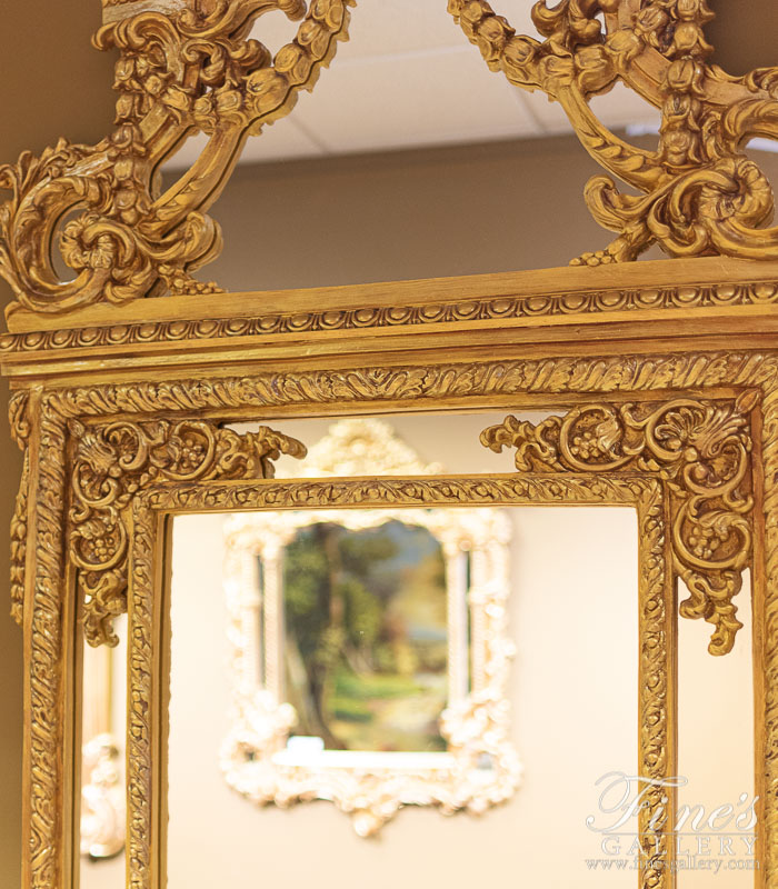 Search Result For Mirror Mirrors  - Elaborate Louis XV Gold Gild Mirror - MIRR-009