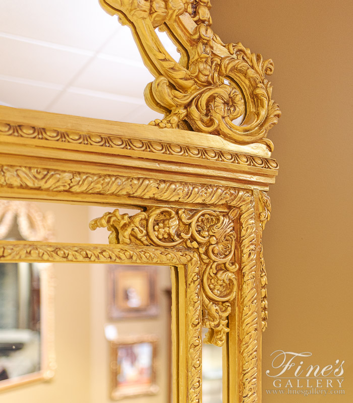 Search Result For Mirror Mirrors  - Elaborate Louis XV Gold Gild Mirror - MIRR-009