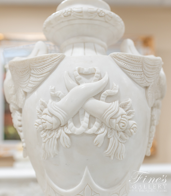 Marble Planters  - Roman Marble Urns - MP-115