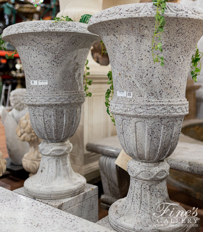 Search Result For Marble Planters  - Kashmir White Granite Planter  - MP-420