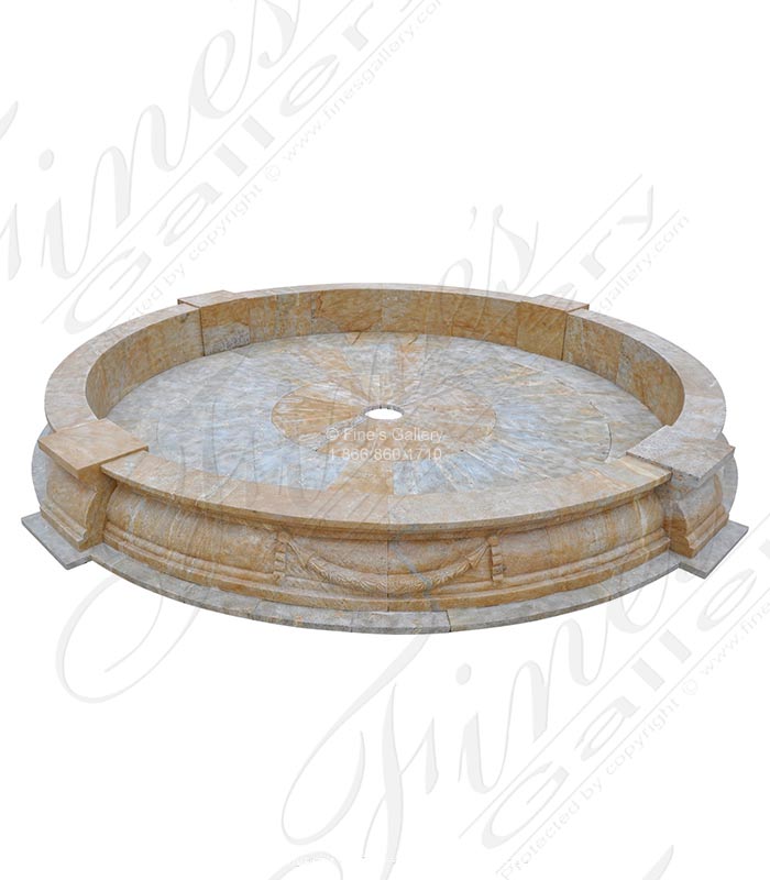 Marble Fountains  - Grand Granite Pool Basin - MPL-257