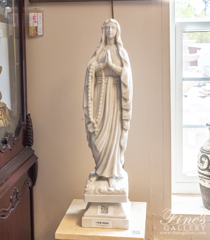Marble Statues  - Lady Of Lourdes Marble Statue - MS-1054