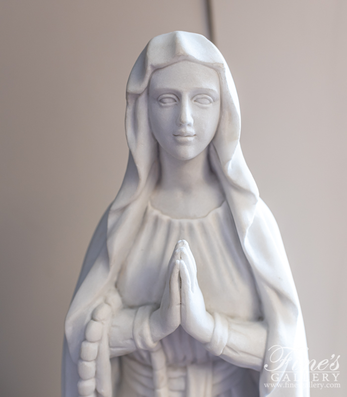 Marble Statues  - Lady Of Lourdes Marble Statue - MS-1054