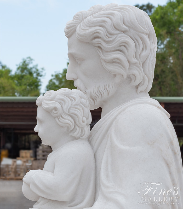 Search Result For Marble Statues  - Saint Joseph Marble Statue - MS-1089