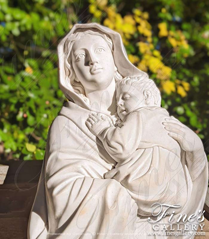 Marble Statues  - Madonna Of The Streets Statue - MS-1186