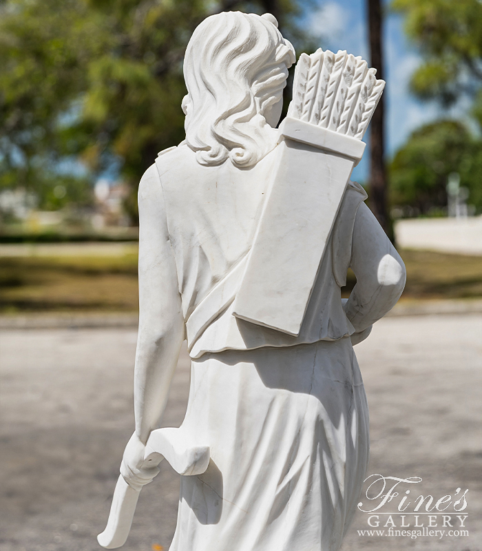 Marble Statues  - Statue Of Artemis In Statuary Marble  - MS-1199