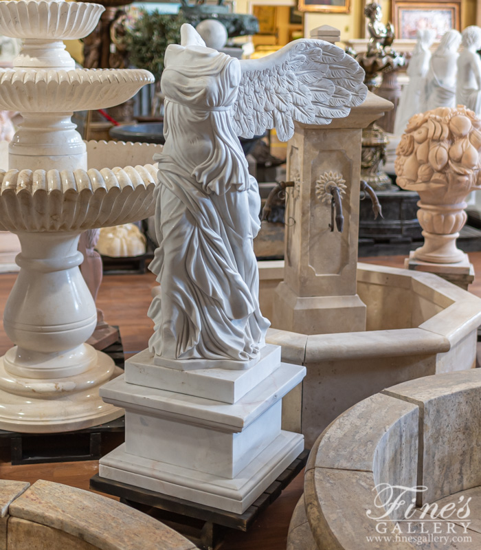 Marble Statues  - Winged Victory Marble Statue - MS-1275