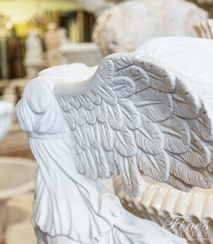 Marble Statues  - Winged Victory Marble Statue - MS-1275