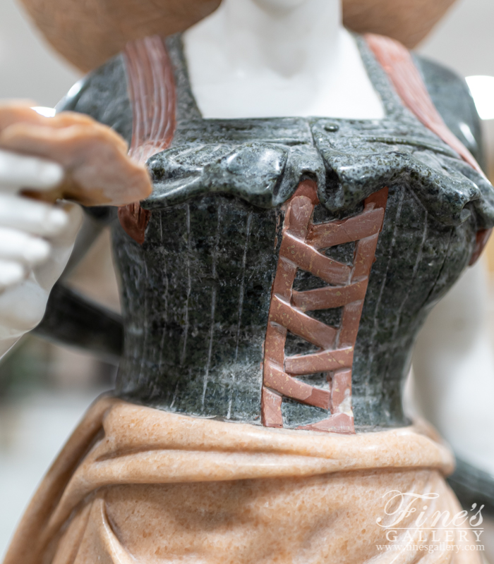 Marble Statues  - Colonial Girl - MS-137